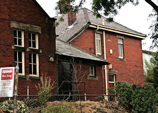 Mossley Drill Hall - Adjacent house